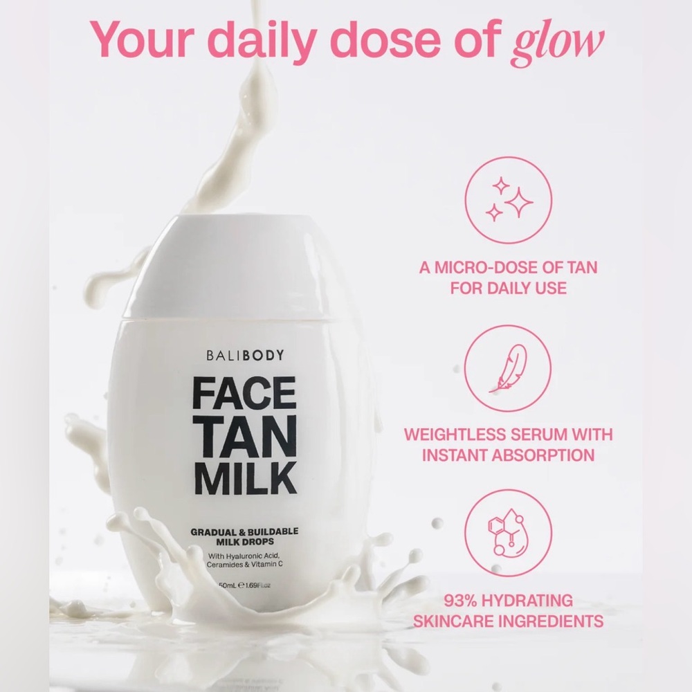 NEW Bali Body Face Tan Milk